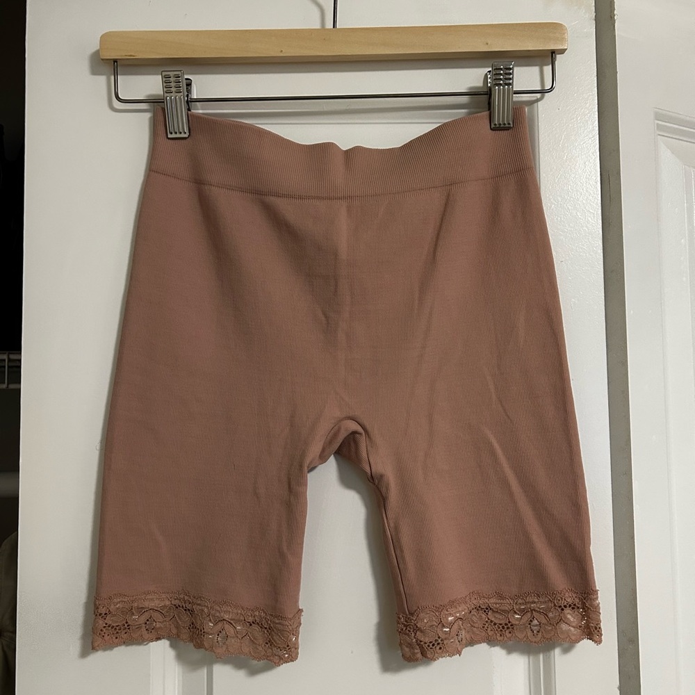 Free People Intimate - Biker Shorts Lace Trim